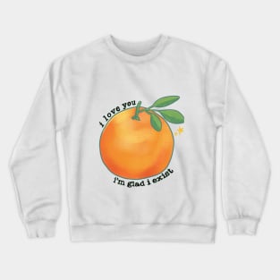 The Orange Crewneck Sweatshirt